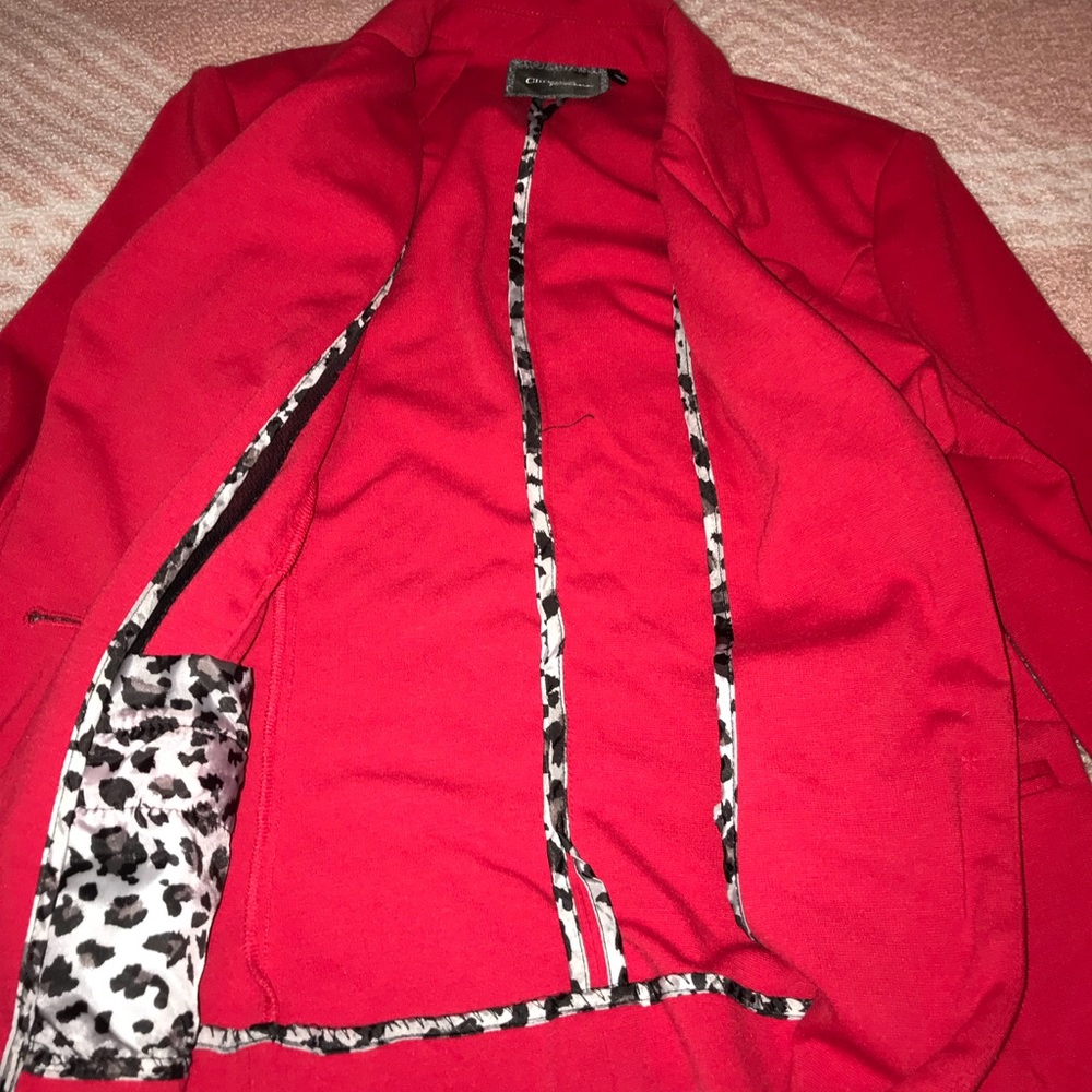 Red blazer - Picture 3 of 4